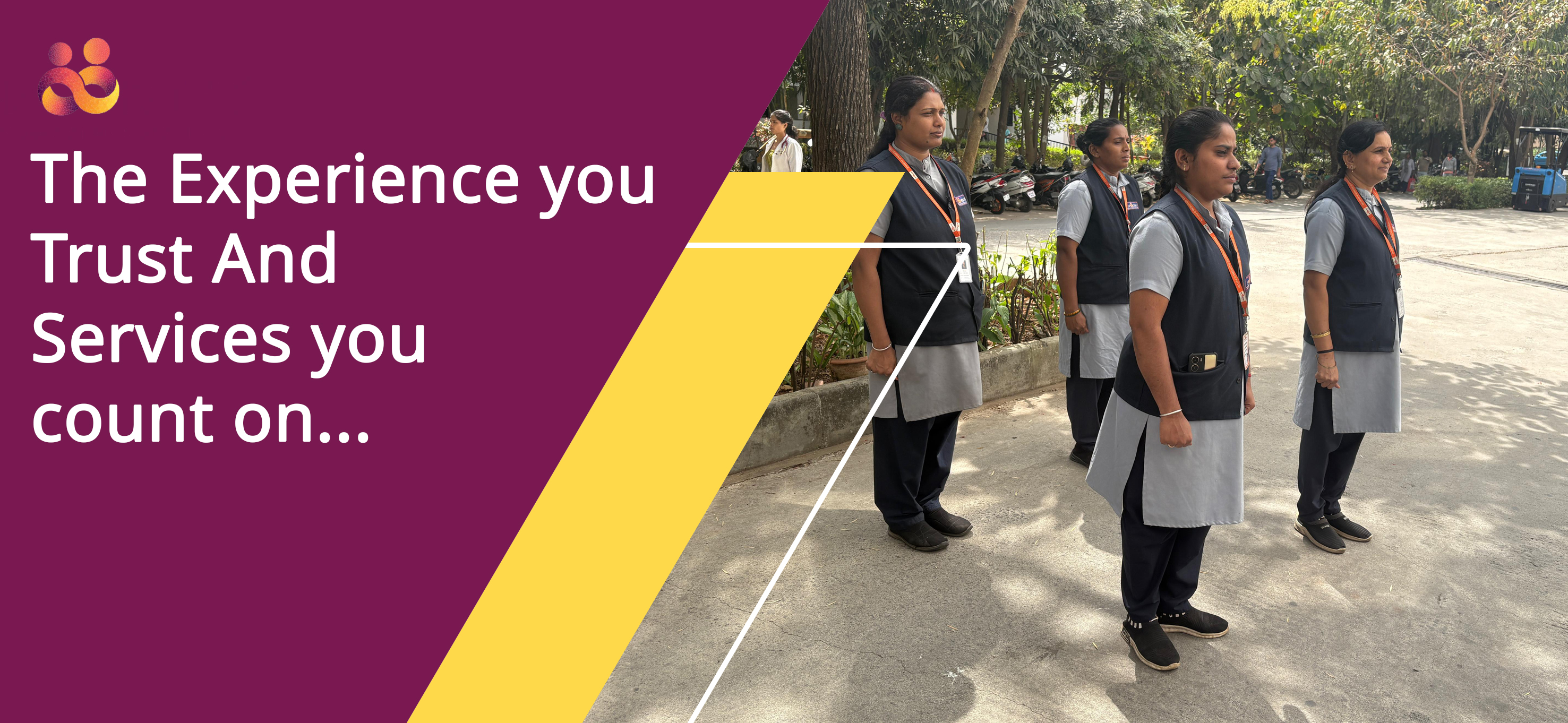 Spoorthy Group FMS providing professional laundry services with modern equipment