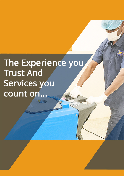 Spoorthy Group FMS technician performing electrical maintenance at a commercial facility