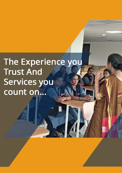 Spoorthy Group FMS staff delivering facility services